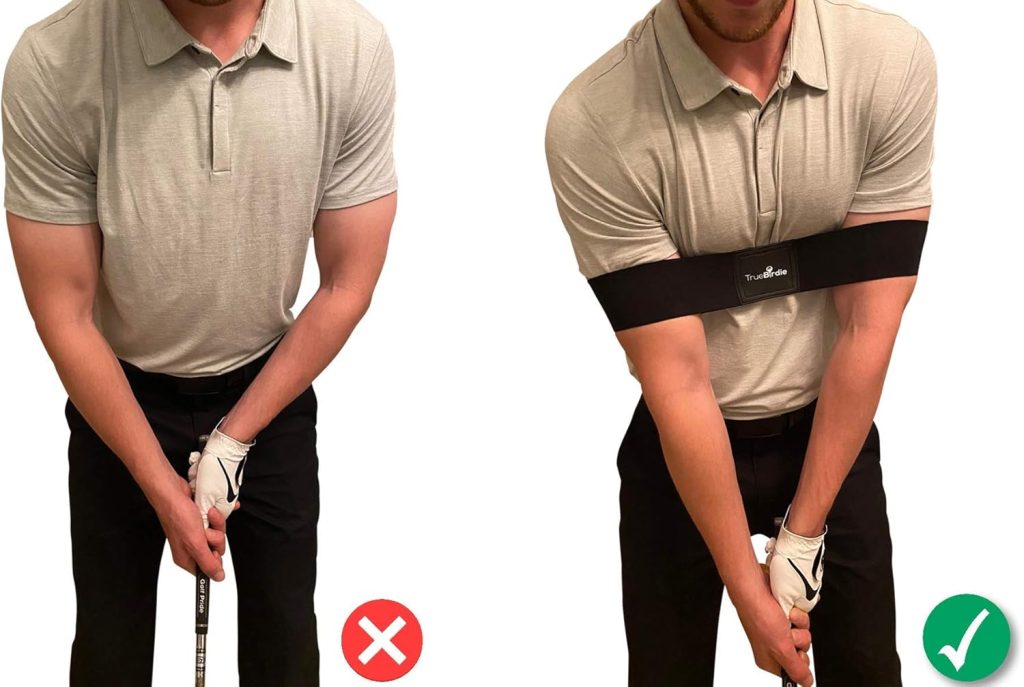 Golf Swing Training Aid - Swing Correcting Arm Band