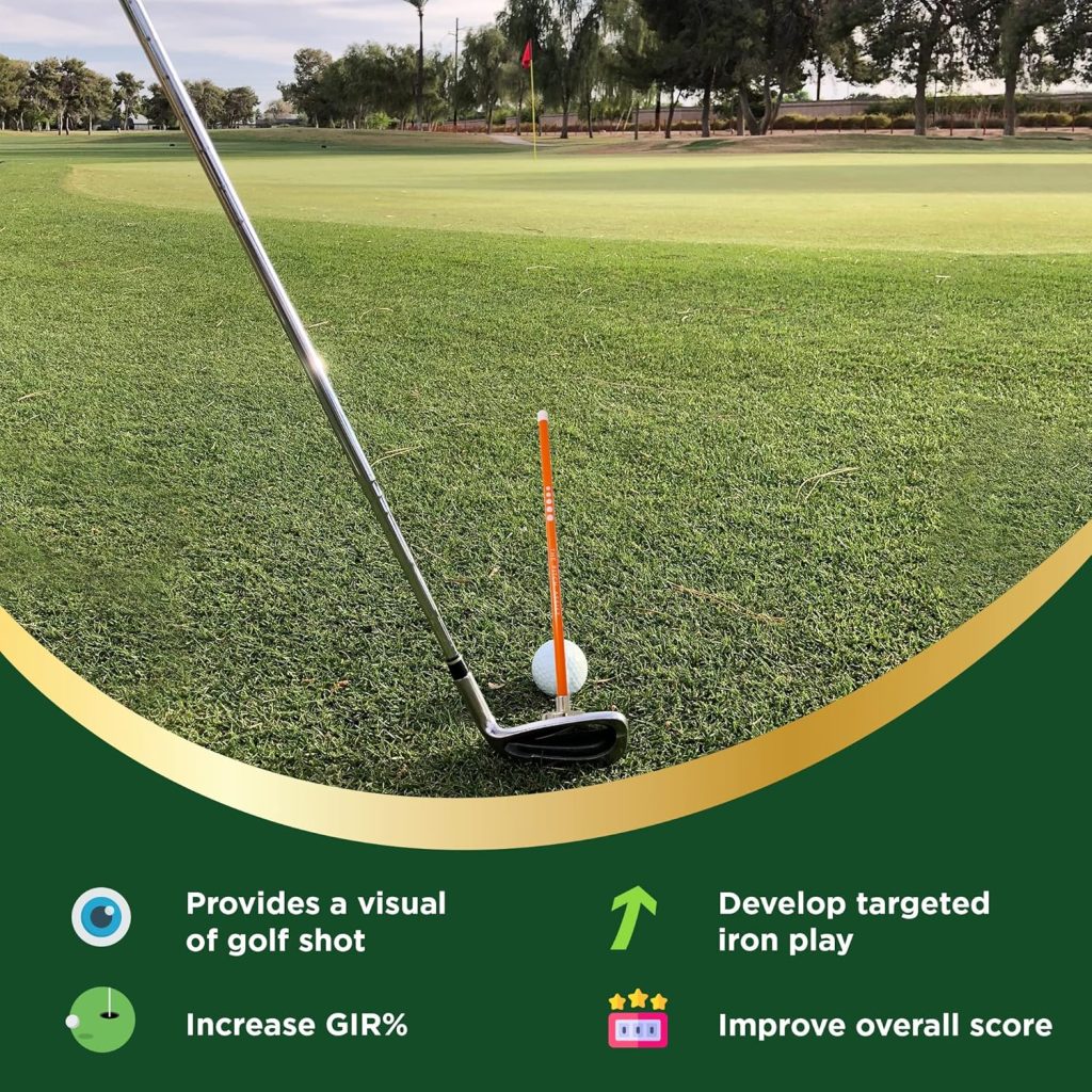 Golf Alignment Rods: Magnetic Club Alignment Stick Demonstrates Correct Golf Swing Aim, Golf Training Aid Magnet Lie Angle Tool Training Aids Visualize