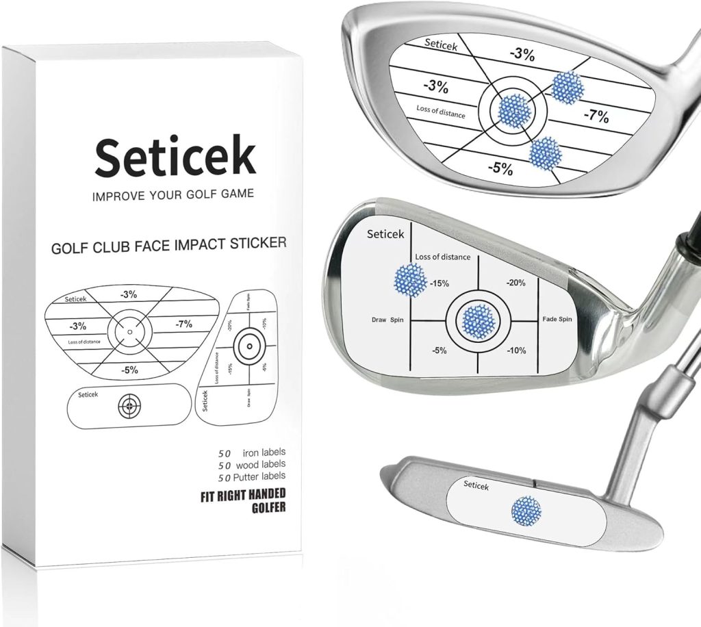 Golf Impact Tape Labels ｜Self-Teaching Sweet Spot and Consistency Analysis ｜ Improve Golf Swing Accuracy and Distance ｜Choose Between 150 Pc and 300 Pc