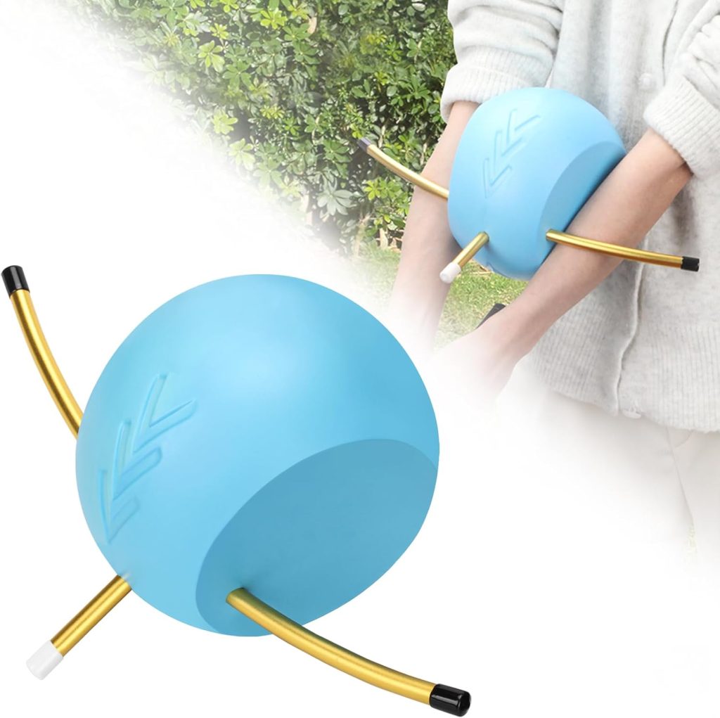 Golf Swing Training Aid - Golf Training Ball - Unique Alignment Rod Head - Helps Train Proper Swing Mechanics, Arm Structure, Sure Set, and Alignment - Smart Ball Golf Training Aid